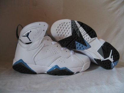 (image for) Jordan 7 Shoes black/white/darkturquoise
