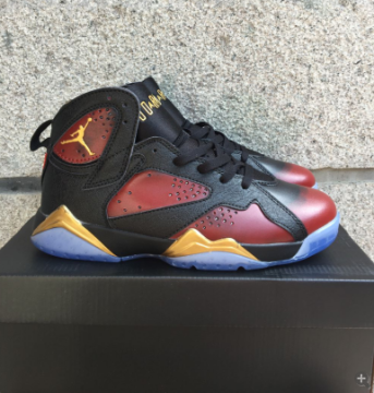 (image for) Air Jordan 7 Retro Black/Red/Golden