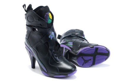 (image for) Jordan 8 High Heels Shoes black/lightslateblue