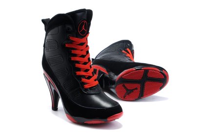 (image for) Jordan 9 Heels black/red