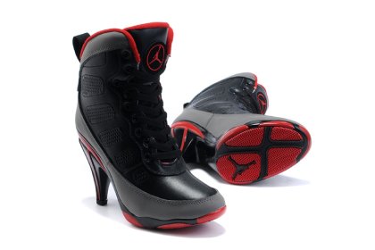 (image for) Jordan 9 Heels black/red II