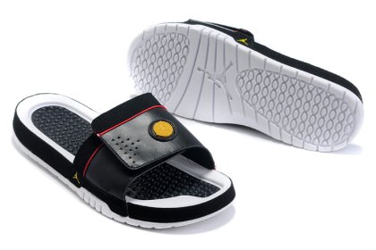 (image for) Jordan Hydro 9 Sandals black/white/red/gold