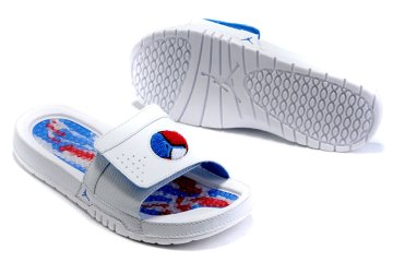 (image for) Jordan Hydro 9 Sandals white/blue/red/black