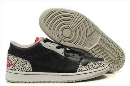(image for) Air Jordan Retro 1 Low black/white/gray