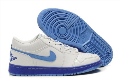 (image for) Air Jordan Retro 1 Low white/blue