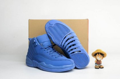 (image for) Air Jordan Retro 12 Blue Suede