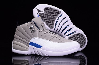 (image for) Air Jordan Retro 12 white/blue/gray