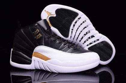 (image for) Air Jordan Retro 12 white/black/golden