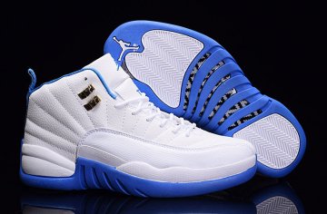 (image for) Air Jordan Retro 12 White/Blue