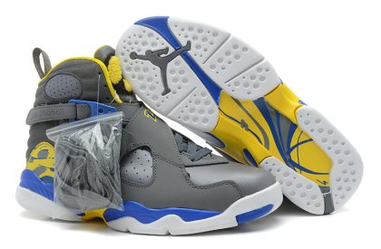 (image for) Air Jordan Retro 8 gray/yellow/blue