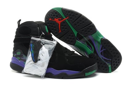 (image for) Air Jordan Retro 8 black/darkgreen/blueviolet