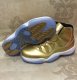 (image for) Air Jordan XI Retro Three-Quarter Golden/Golden