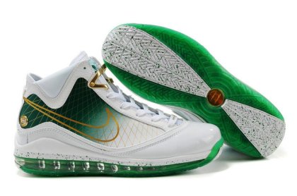 (image for) Nike Lebron 7 white/green/golden
