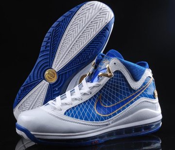 (image for) Nike Lebron 7 white/blue/golden