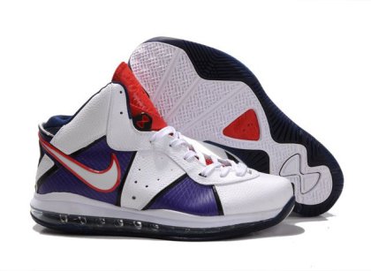 (image for) Nike Lebron 8 black/white/red