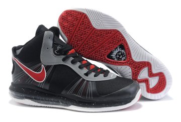 (image for) Nike Lebron 8 black/white/red III