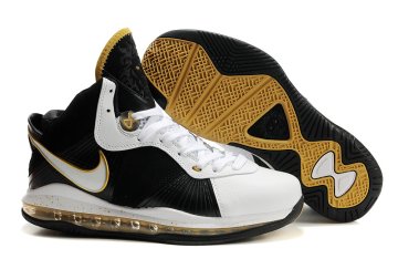 (image for) Nike Lebron 8 black/white/golden