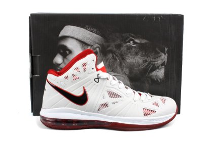 (image for) Nike Air Max Lebron VIII PS black/white/red