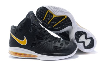 (image for) Nike Air Max Lebron VIII PS black/white/gold