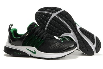 (image for) Nike Air Presto Running Shoes black/white/green