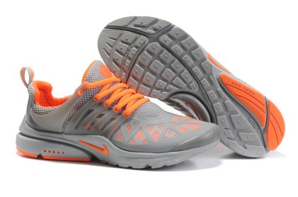 (image for) Nike Air Presto Running Shoes gray/orangered