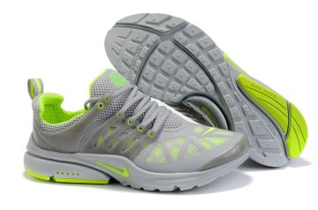 (image for) Nike Air Presto Running Shoes gray/lawngreen