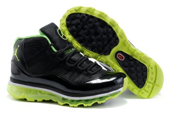 (image for) Jordan 11 Air Max Fusion Women black/white/lawngreen