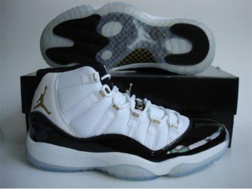 (image for) Jordan 11 black/white/golden