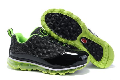 (image for) Jordan 13 Air Max Low black/white/lawngreen