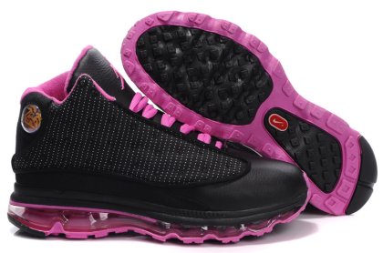 (image for) Womens Jordan 13 Air Max 2009 black/deeppink