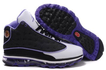 (image for) Womens Jordan 13 Air Max 2009 black/white/blueviolet