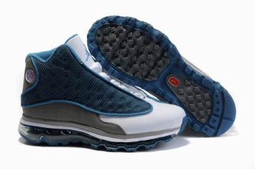 (image for) Womens Jordan 13 Air Max 2009 white/gray/Navy