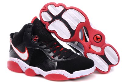 (image for) Jordan 13 James 8 white/black/red