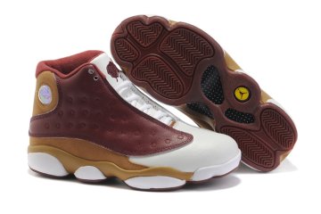 (image for) Air Jordan 13 Women white/brown/darkgoldenrod