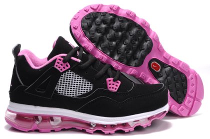 (image for) Jordan 4 Air Max Womens white/black/deeppink