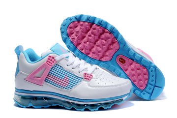 (image for) Jordan 4 Air Max Womens white/deepskyblue/pink
