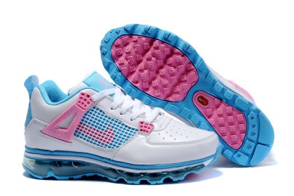 (image for) Jordan 4 Air Max Womens white/deepskyblue/pink
