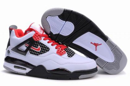 (image for) Jordan 4 Shoes black/white/red III