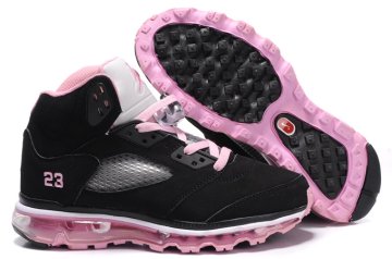 (image for) Jordan 5 Air Max Womens black/white/pink