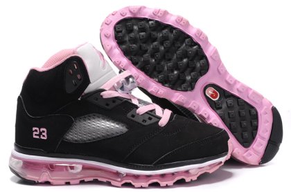 (image for) Jordan 5 Air Max Womens black/white/pink
