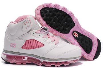 (image for) Jordan 5 Air Max Womens white/gray/pink