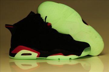 (image for) Jordan 6 black/lawngreen/red