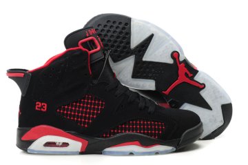 (image for) Air Jordan Retro 6 Womens black/white/red