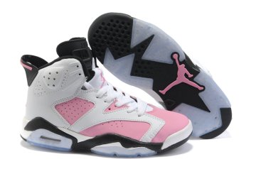 (image for) Air Jordan Retro 6 Womens black/white/deeppink II