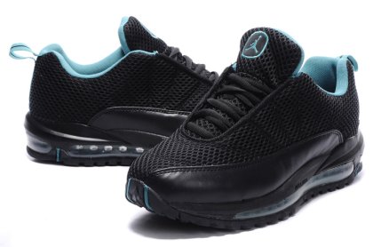 (image for) Air Jordan CMFT Max 12 Leather black/deepskyblue