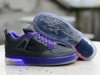 (image for) Jordan Fusion 4 Shoes black/blueviolet