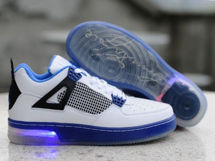 (image for) Jordan Fusion 4 Shoes black/blue/white II