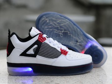 (image for) Jordan Fusion 4 Shoes black/white II