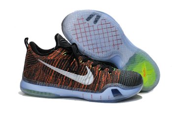 (image for) Kobe X Elite Low Dark Grey/Bright Mango/Court Purple/Volt