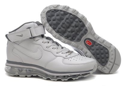 (image for) Nike Air Force 1 Mid Shoes white/gray